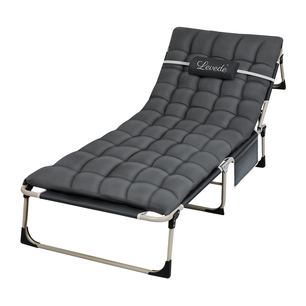 Levede Folding Camping Bed Camp Cots - Image 9