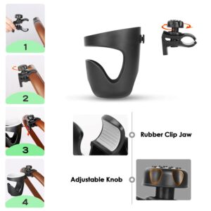 Boat Railing Cup Holder Universal Drink Holder 360 Degree Rotation