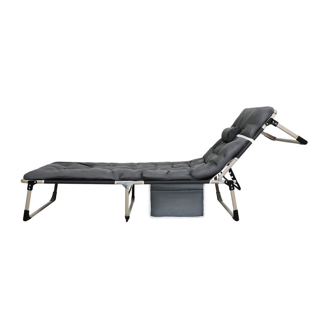 Levede Folding Camping Bed Camp Cots - Image 2