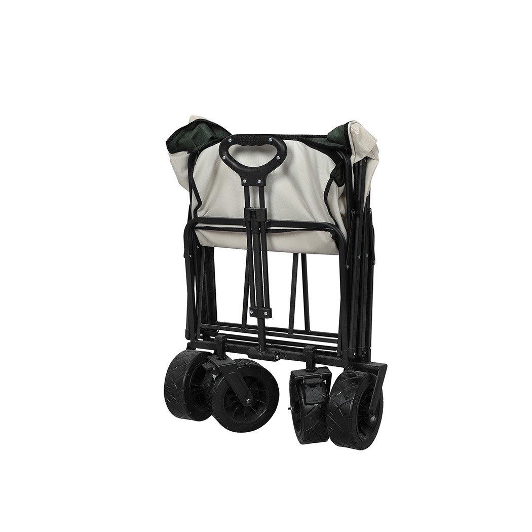 Lambu Garden Camping Trolley Outdoor Beige - Image 4