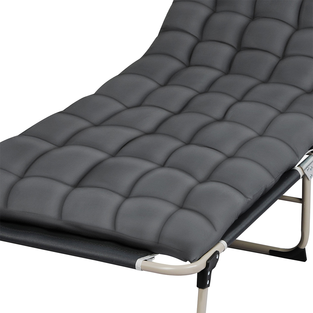 Levede Folding Camping Bed Camp Cots - Image 5